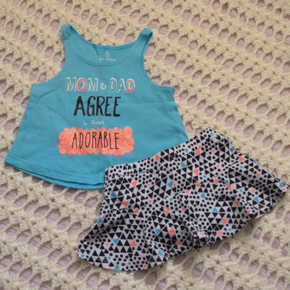 Okie Dokie 2 Piece Outfit - Picture 1 of 6